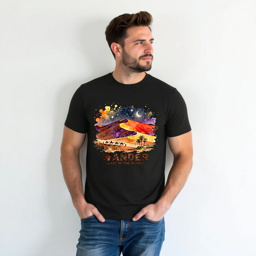 Wander Lost in the Dunes – Unisex Organic Cotton T-Shirt - Image 4