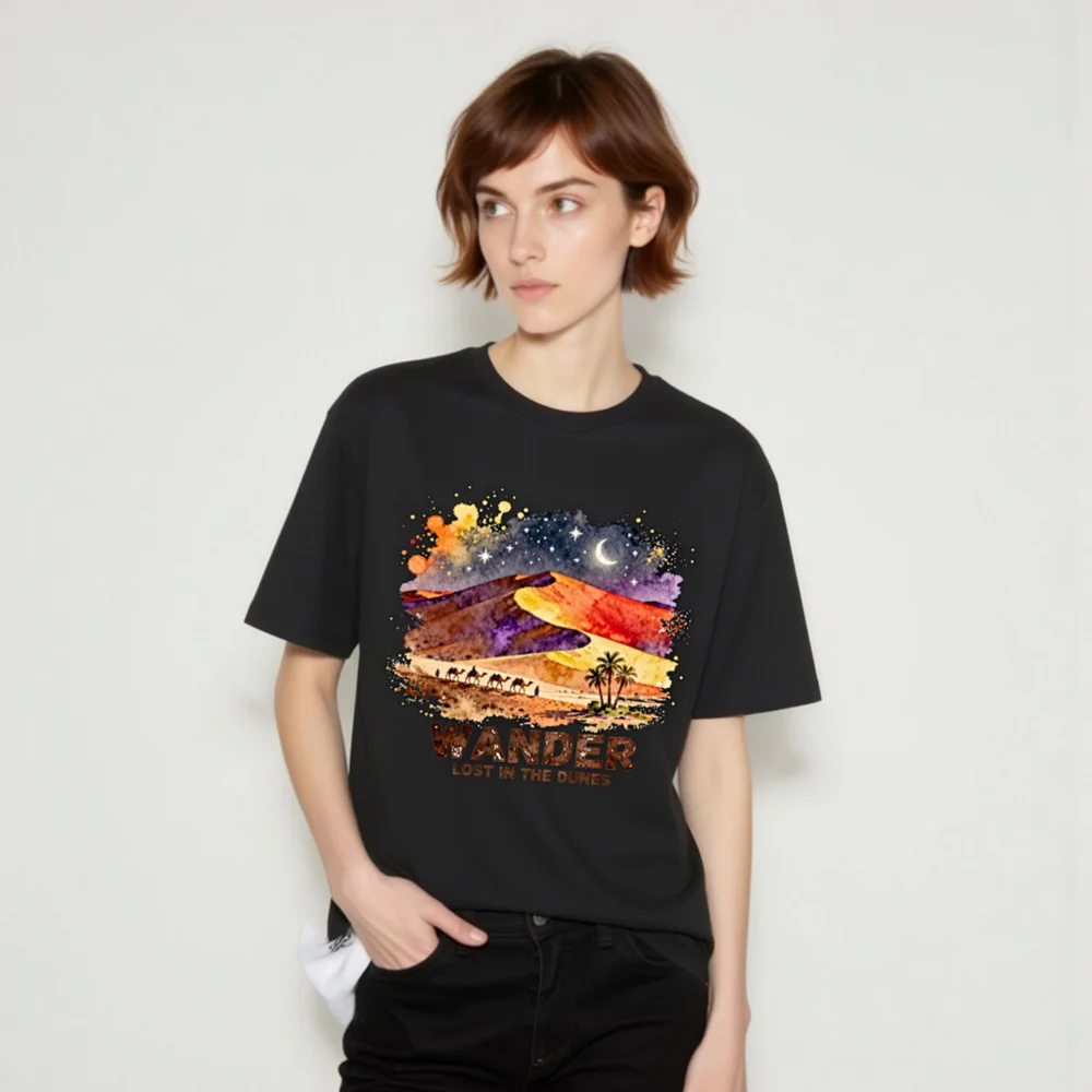 Wander Lost in the Dunes – Unisex Organic Cotton T-Shirt - Image 7