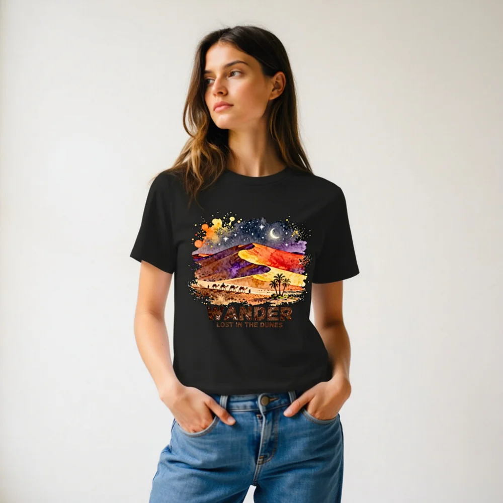 Wander Lost in the Dunes – Unisex Organic Cotton T-Shirt - Image 9