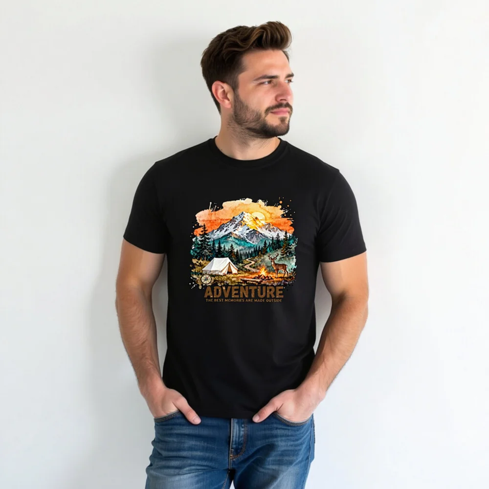 Adventure T-Shirt for Men and Women – Organic Cotton Graphic Tee - Image 4