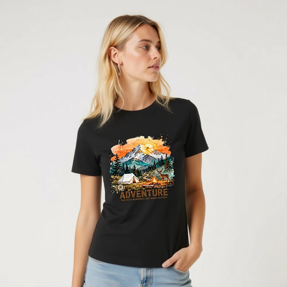 Adventure T-Shirt for Men and Women – Organic Cotton Graphic Tee - Image 6