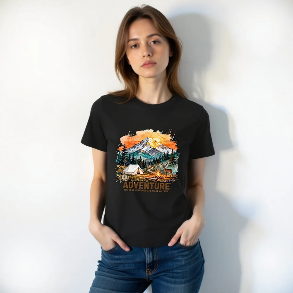 Adventure T-Shirt for Men and Women – Organic Cotton Graphic Tee - Image 10