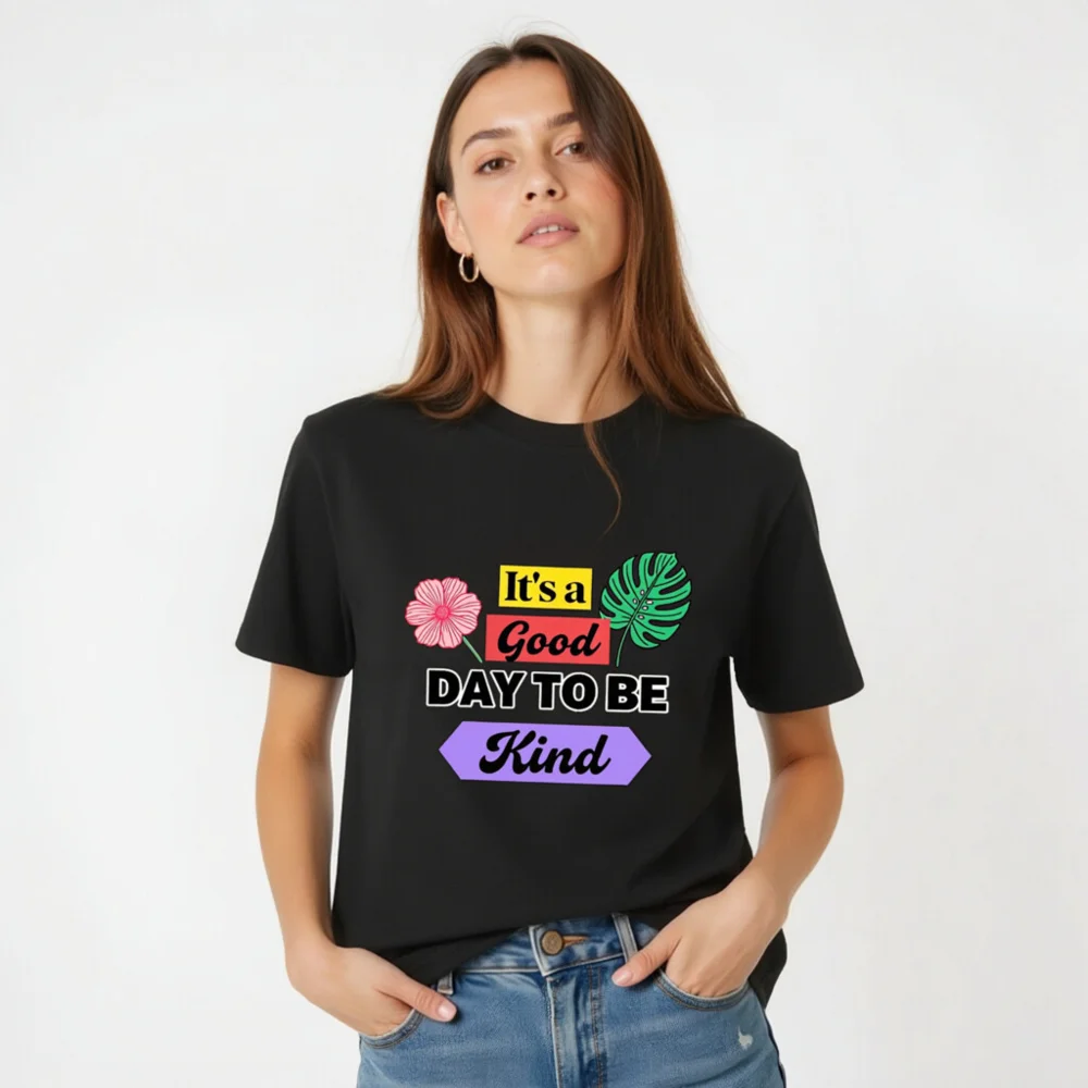 Kindness T-Shirt – Unisex Organic Cotton Graphic Tee - Image 3