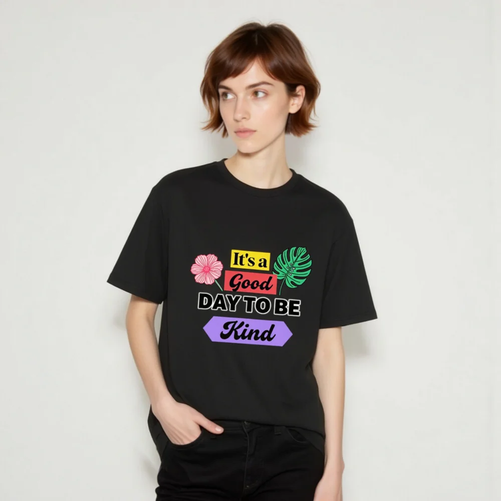 Kindness T-Shirt – Unisex Organic Cotton Graphic Tee - Image 7