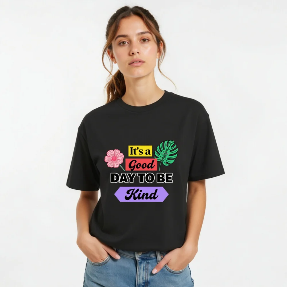 Kindness T-Shirt – Unisex Organic Cotton Graphic Tee - Image 8