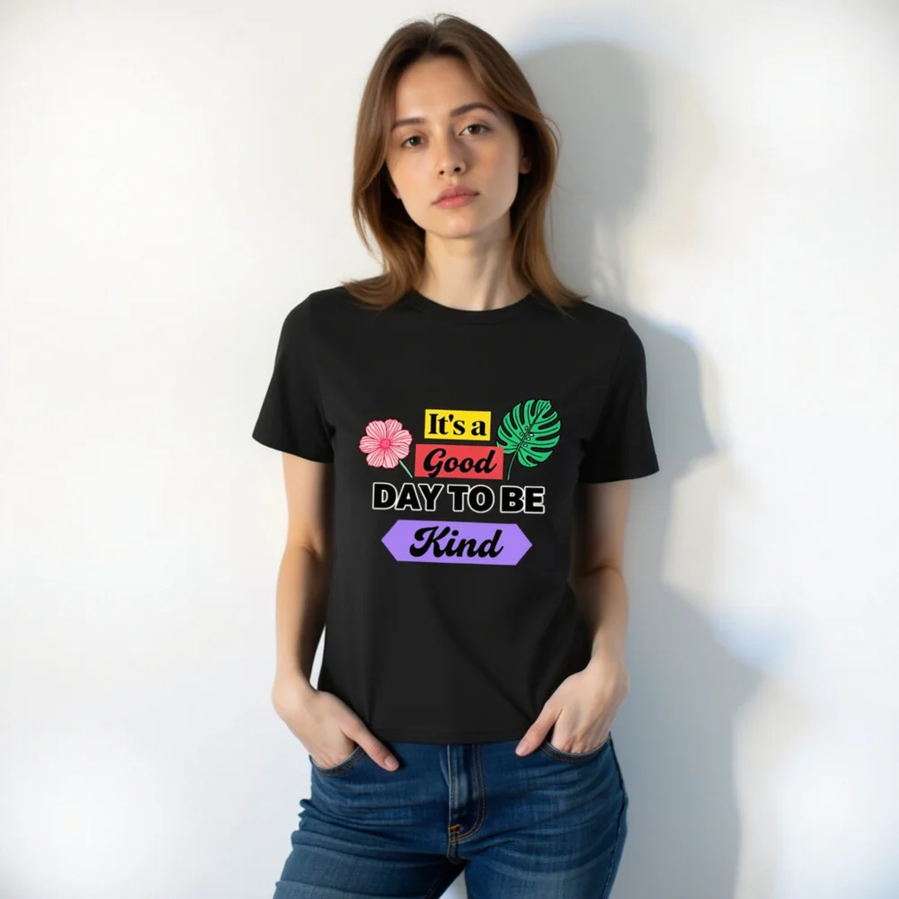 Kindness T-Shirt – Unisex Organic Cotton Graphic Tee - Image 10