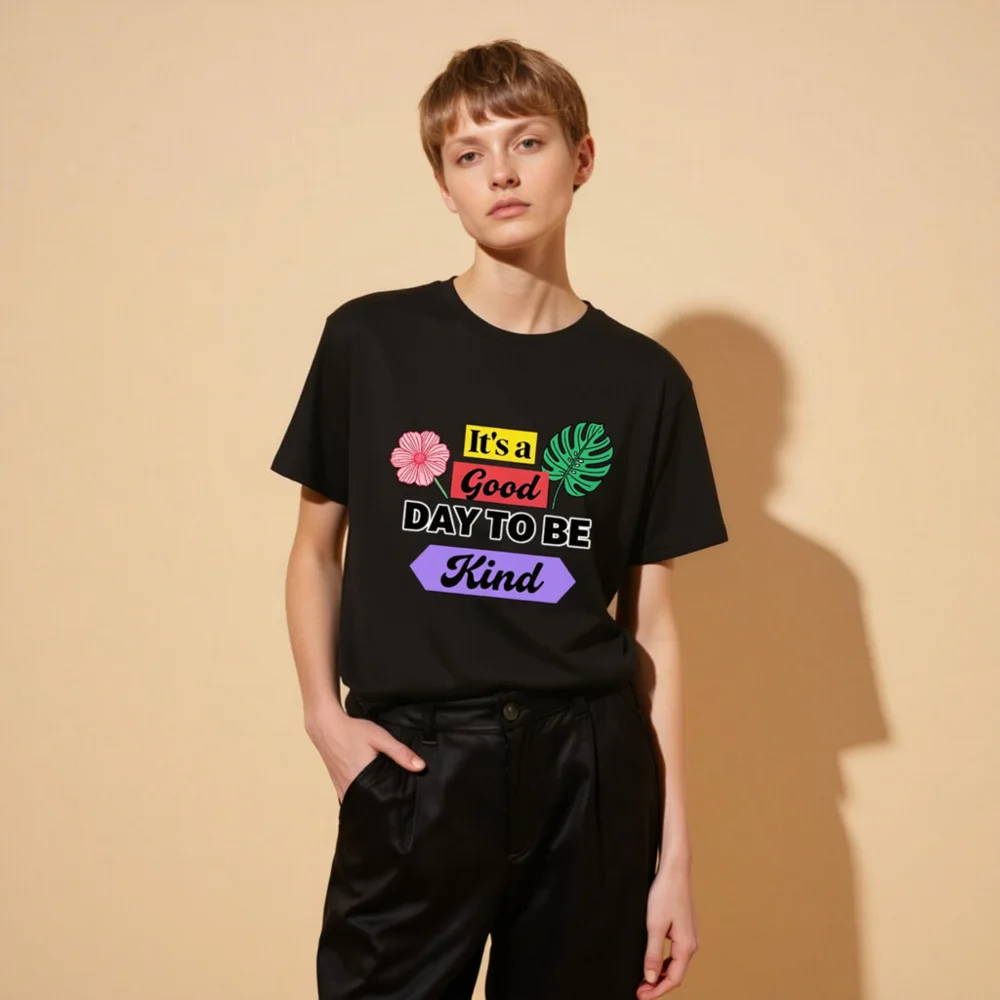 Kindness T-Shirt – Unisex Organic Cotton Graphic Tee - Image 11