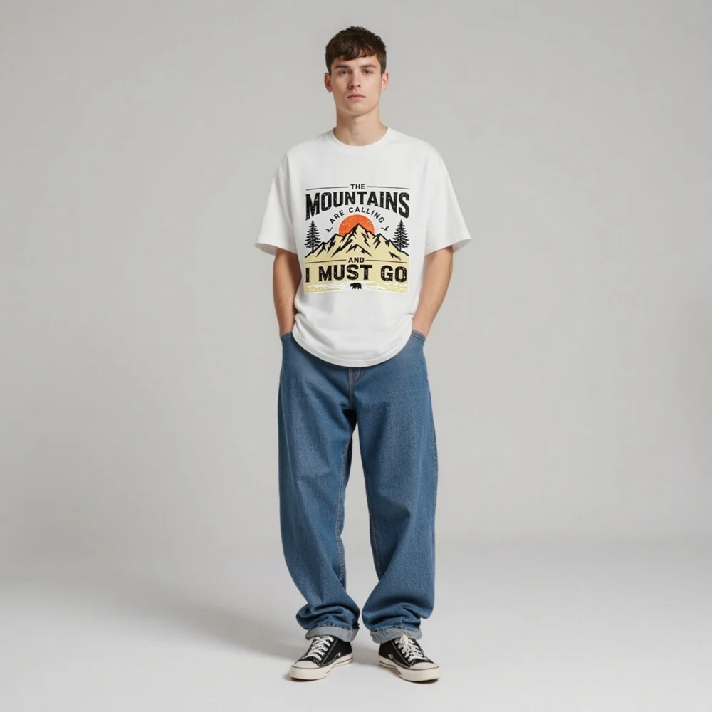 The Mountains Are Calling T-Shirt – Unisex Organic Cotton - Image 5