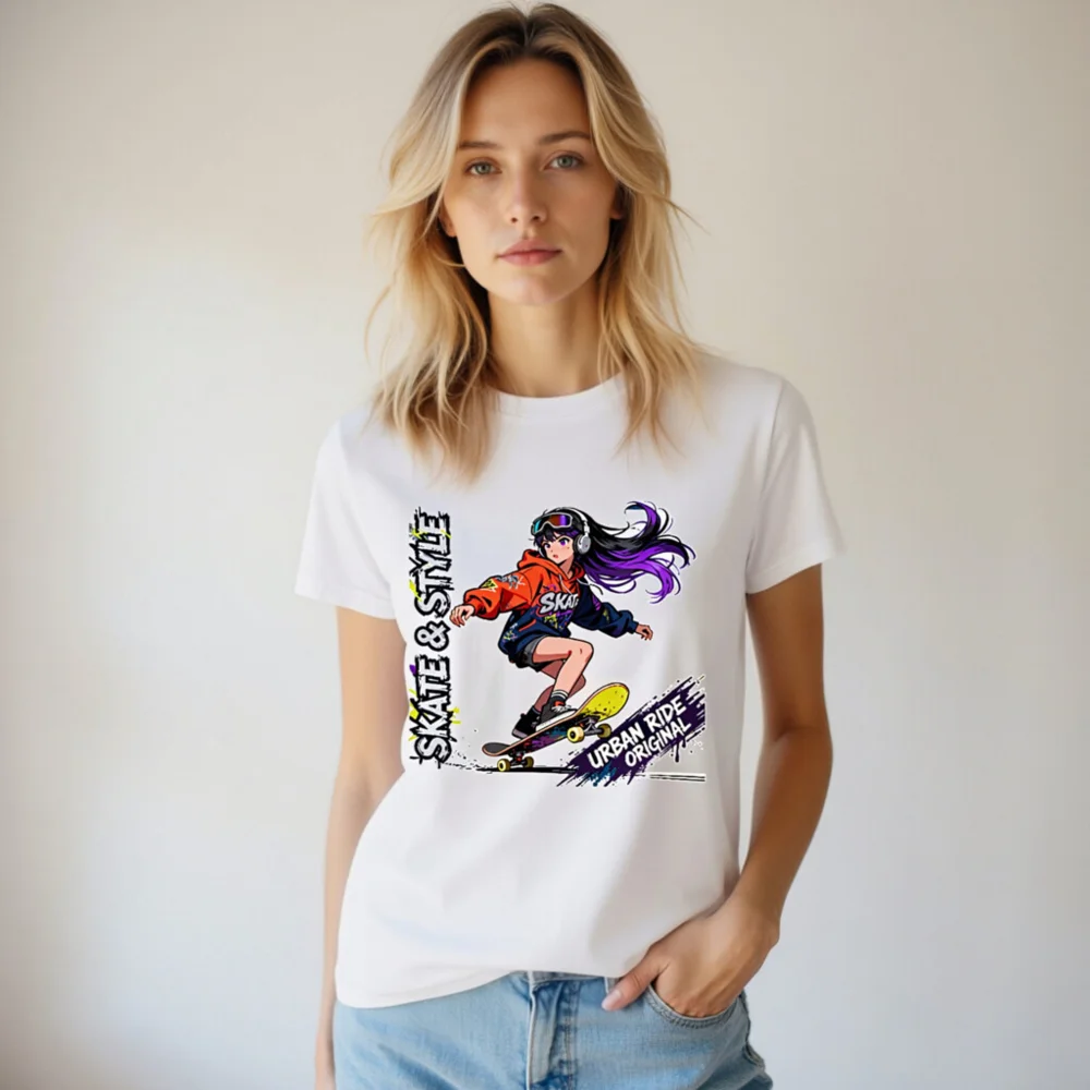 Skate & Style Unisex Organic Cotton T-Shirt – Urban Ride Original - Image 6