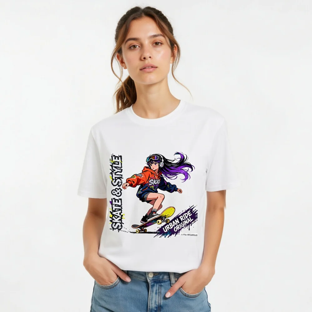 Skate & Style Unisex Organic Cotton T-Shirt – Urban Ride Original - Image 9