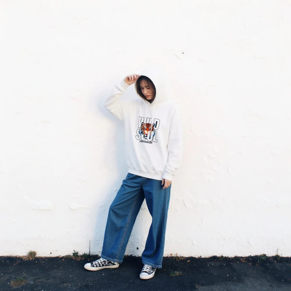 Wild Soul Tiger Graphic Sweatshirt - Unisex Crew Neck - Image 2