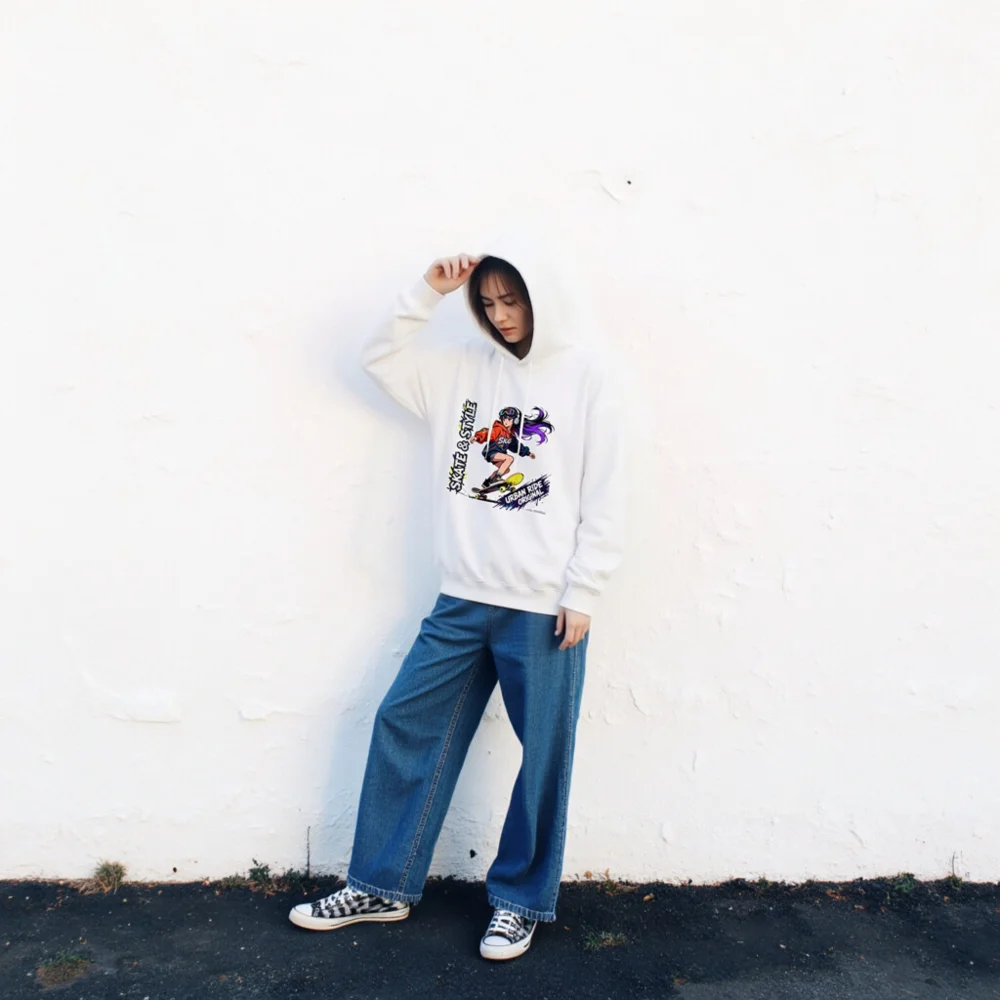 Skate & Style Unisex Crewneck Sweatshirt – Urban Ride Original - Image 2