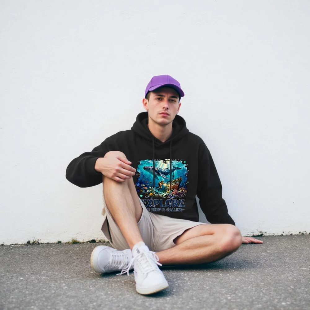 Explore the Deep is Calling Unisex Crewneck Sweatshirt - Image 8