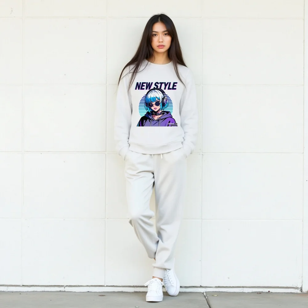 New Style Unisex Organic Cotton Sweatshirt - Urban Girl Original - Image 9