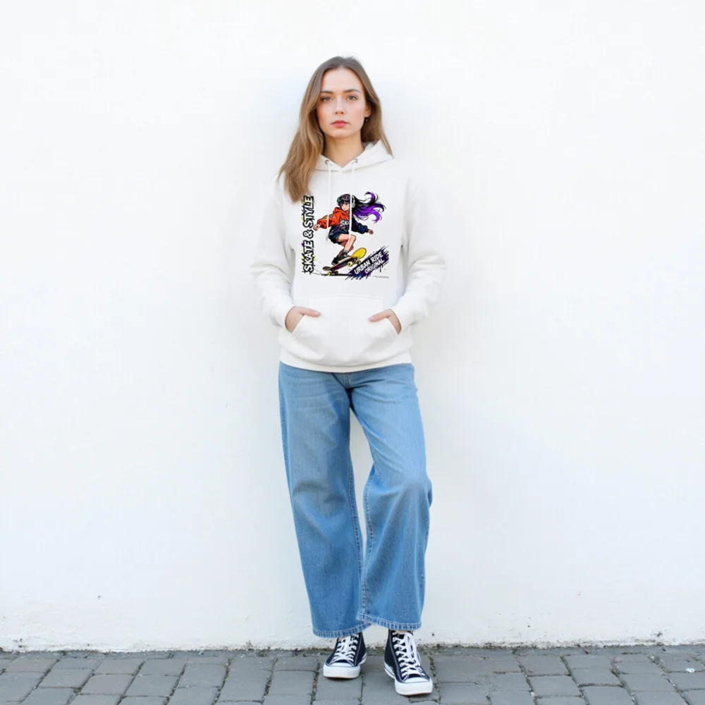 Skate & Style Unisex Premium Hoodie – Urban Ride Original - Image 4