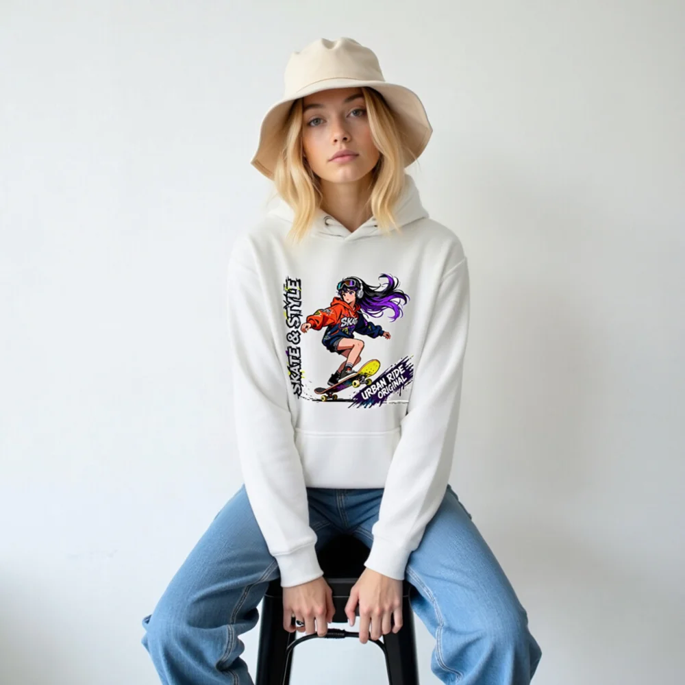 Skate & Style Unisex Premium Hoodie – Urban Ride Original - Image 5