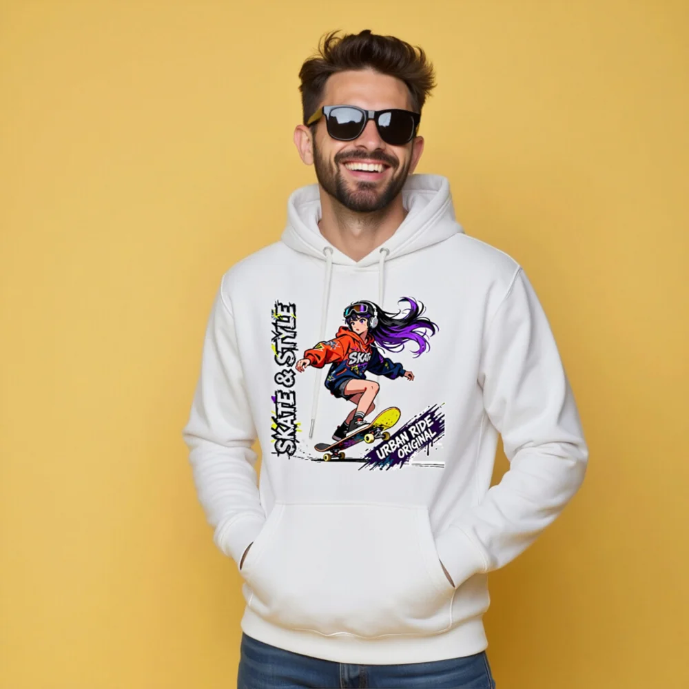 Skate & Style Unisex Premium Hoodie – Urban Ride Original - Image 8