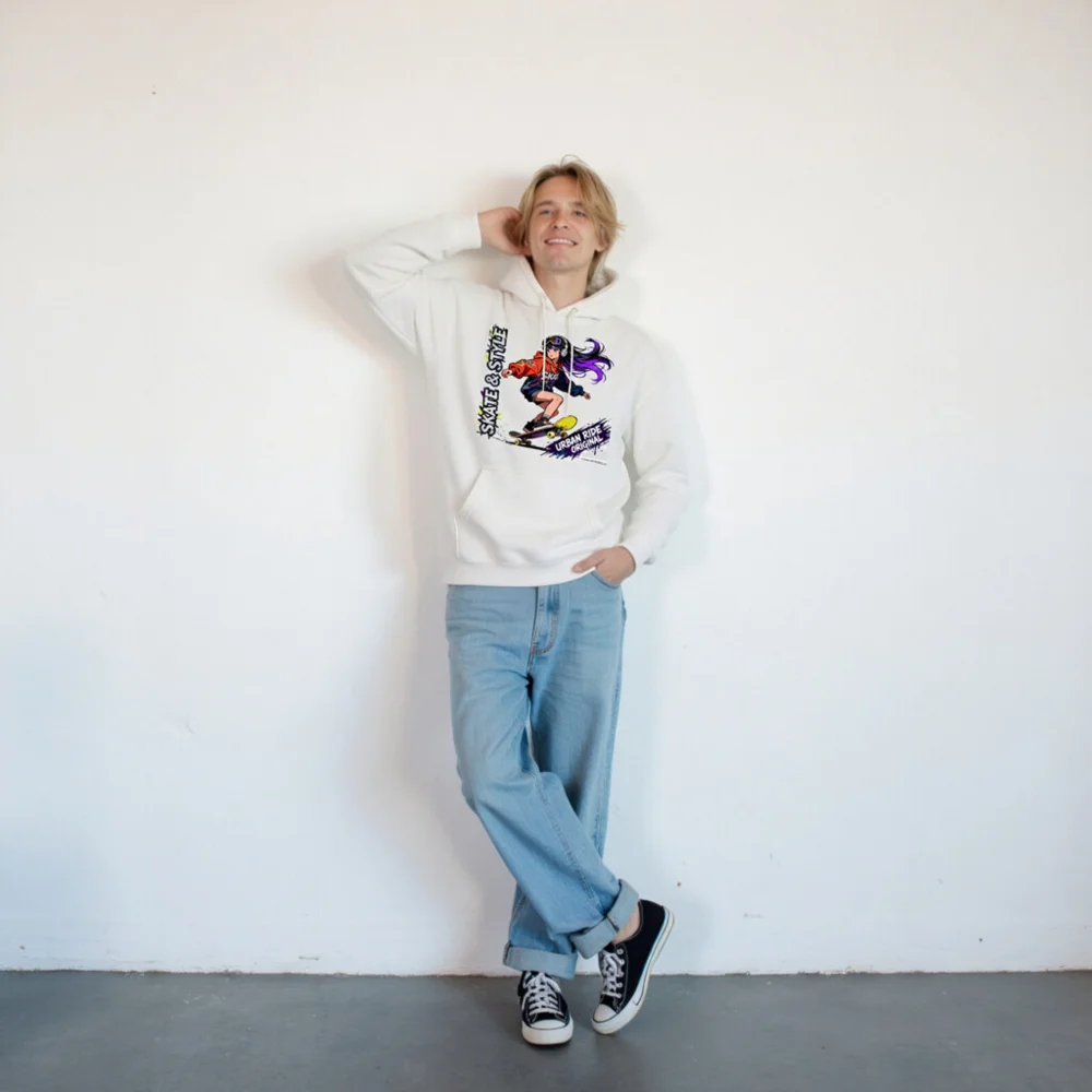 Skate & Style Unisex Premium Hoodie – Urban Ride Original - Image 9