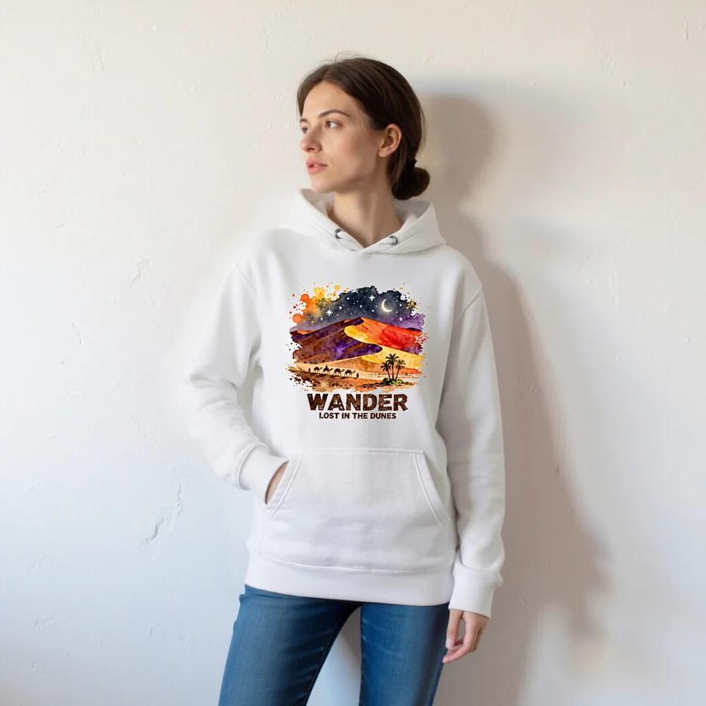 Wander Lost in the Dunes Unisex Premium Hoodie - Image 7