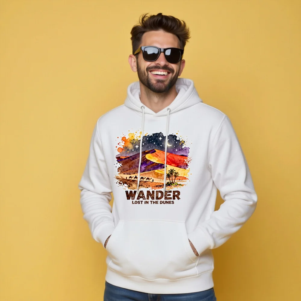 Wander Lost in the Dunes Unisex Premium Hoodie - Image 9