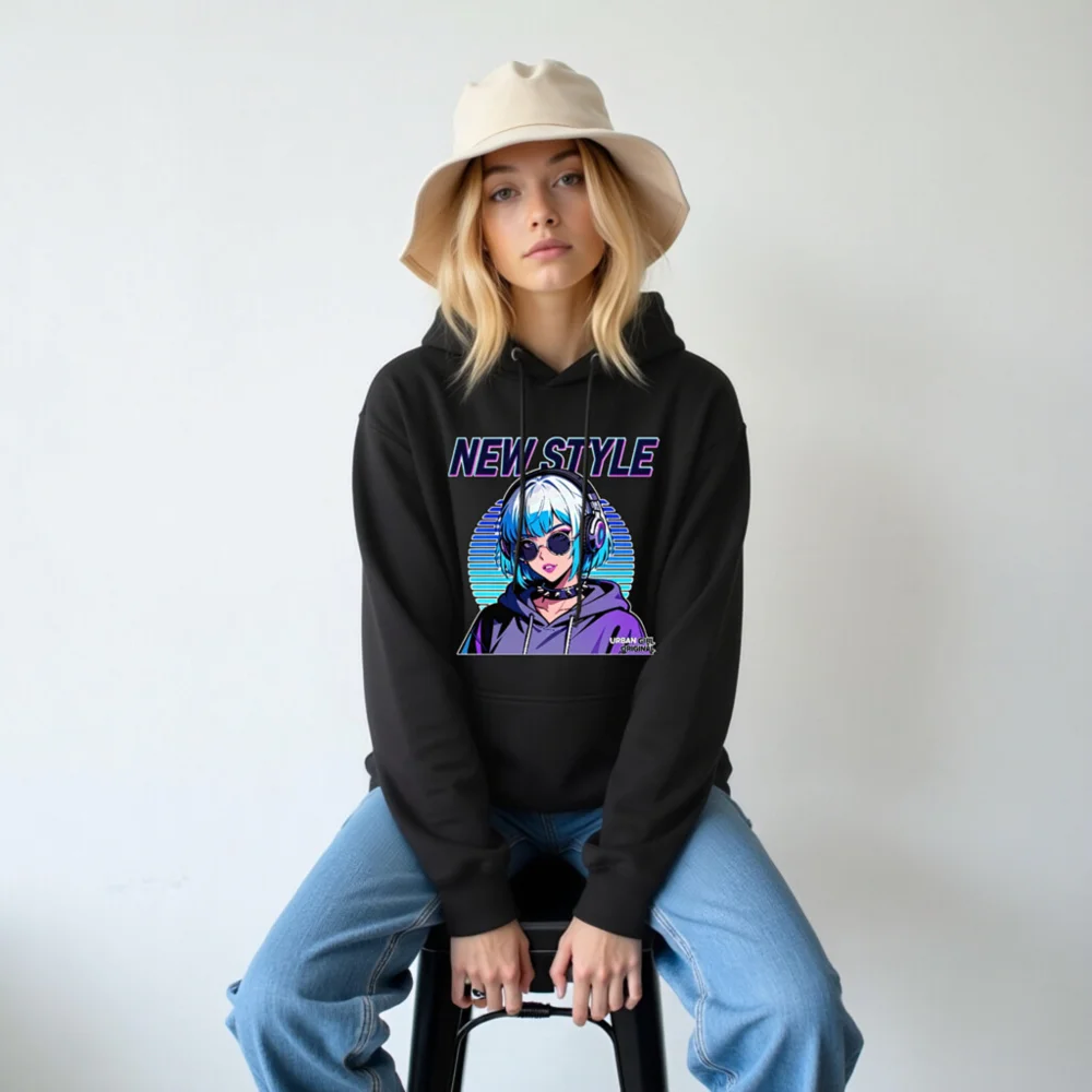 New Style Unisex Premium Pullover Hoodie - Urban Girl Original - Image 6