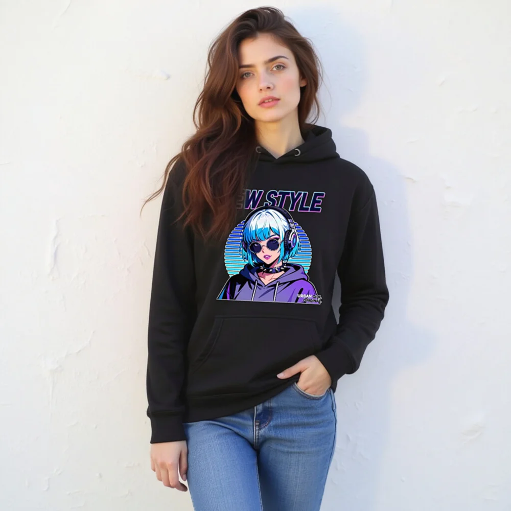 New Style Unisex Premium Pullover Hoodie - Urban Girl Original - Image 11