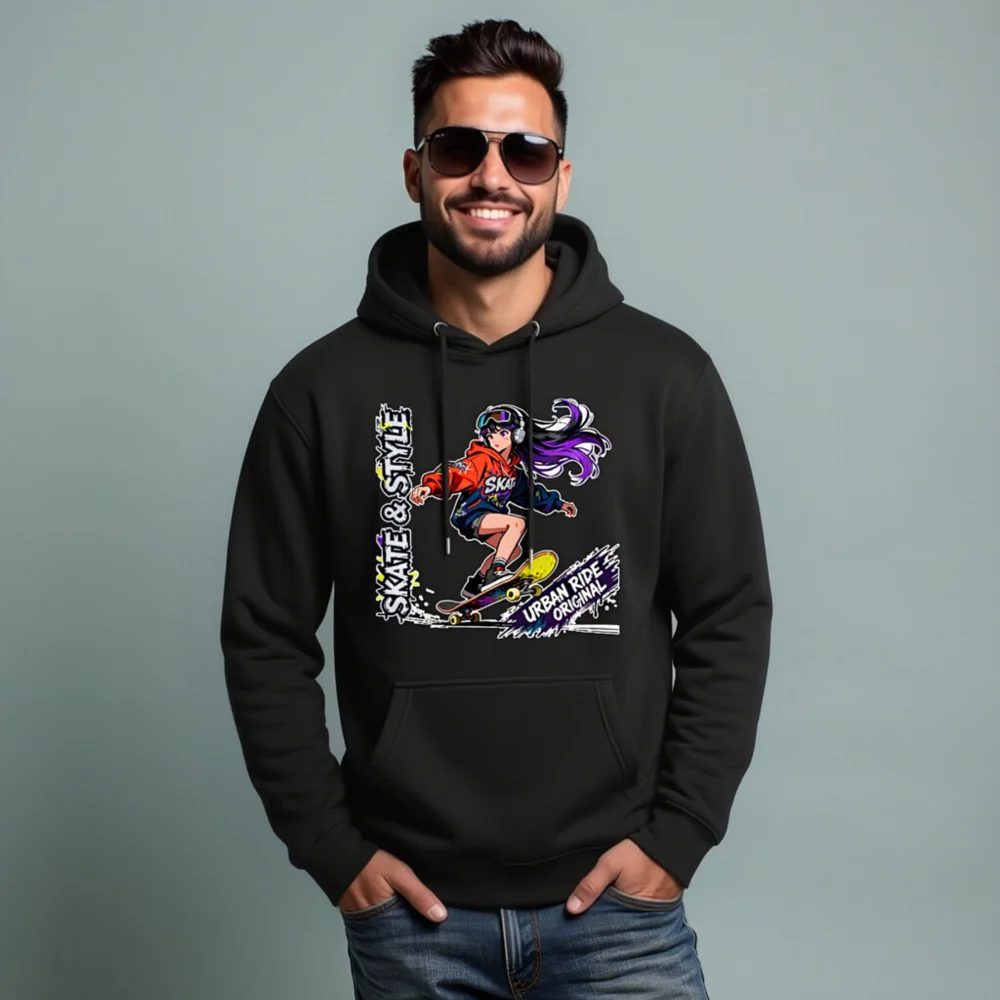 Skate & Style Unisex Premium Hoodie – Urban Ride Original - Image 8
