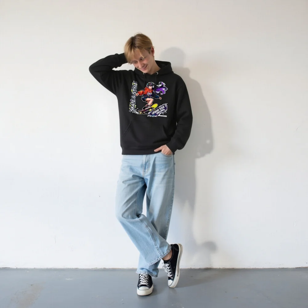 Skate & Style Unisex Premium Hoodie – Urban Ride Original - Image 9