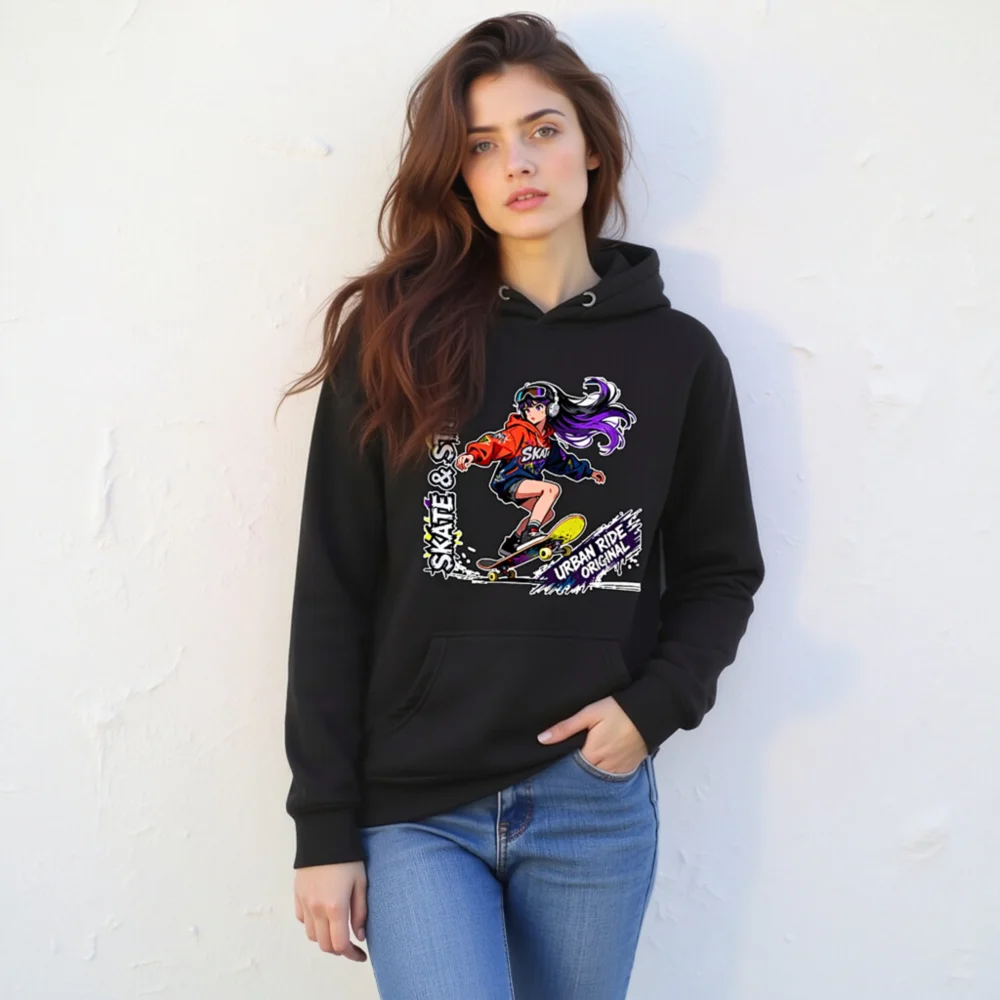 Skate & Style Unisex Premium Hoodie – Urban Ride Original - Image 11