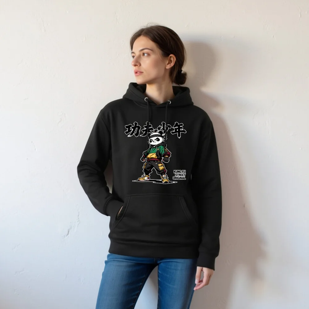 Kung Fu Panda Hoodie – Unisex Premium Pullover Sweatshirt - Image 7