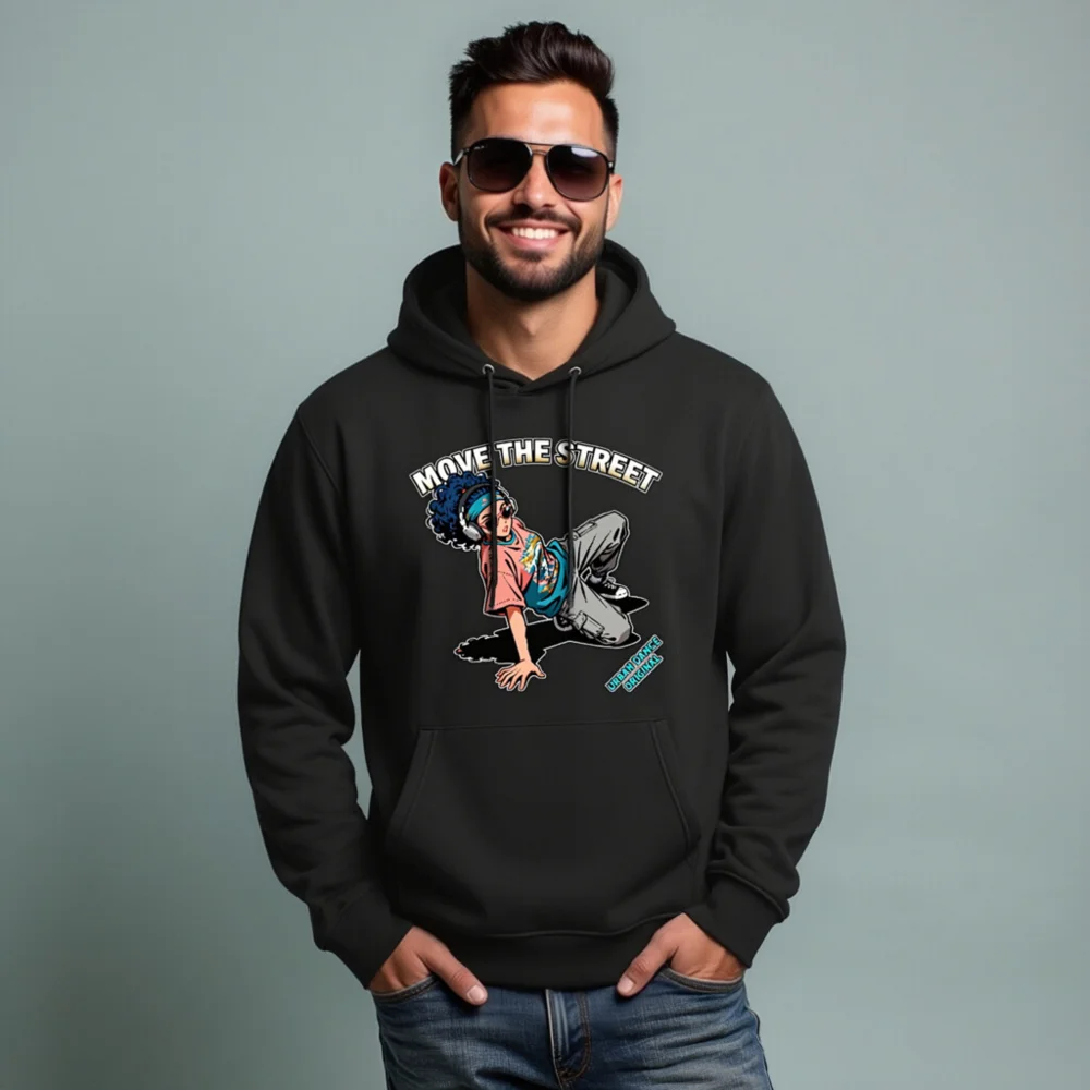 Move the Street Unisex Eco Hoodie – Urban Dance Graphic Sweatshirt - Image 7