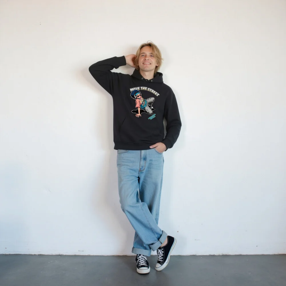 Move the Street Unisex Eco Hoodie – Urban Dance Graphic Sweatshirt - Image 10