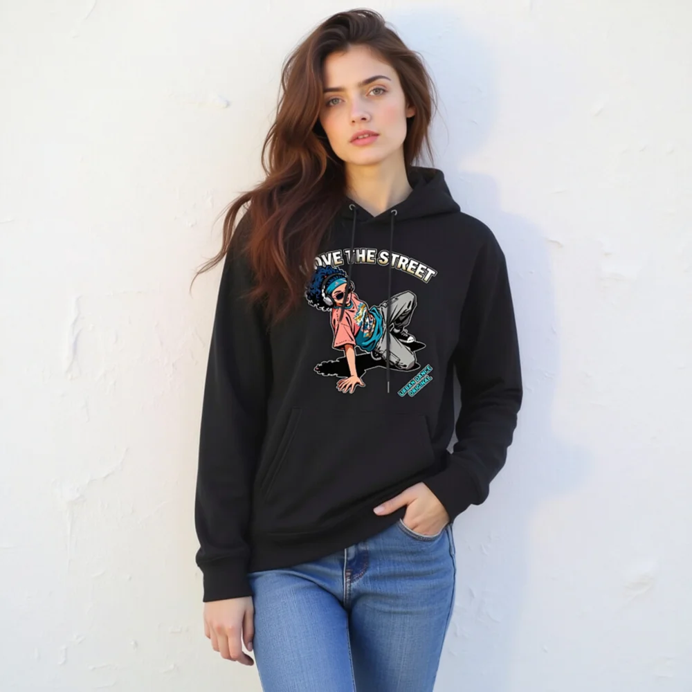 Move the Street Unisex Eco Hoodie – Urban Dance Graphic Sweatshirt - Image 11