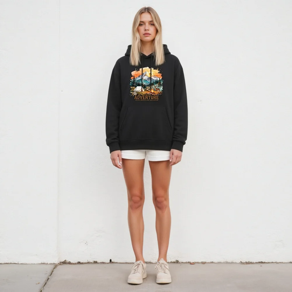 Adventure Hoodie for Men & Women – Eco-Friendly Unisex Pullover - Image 5