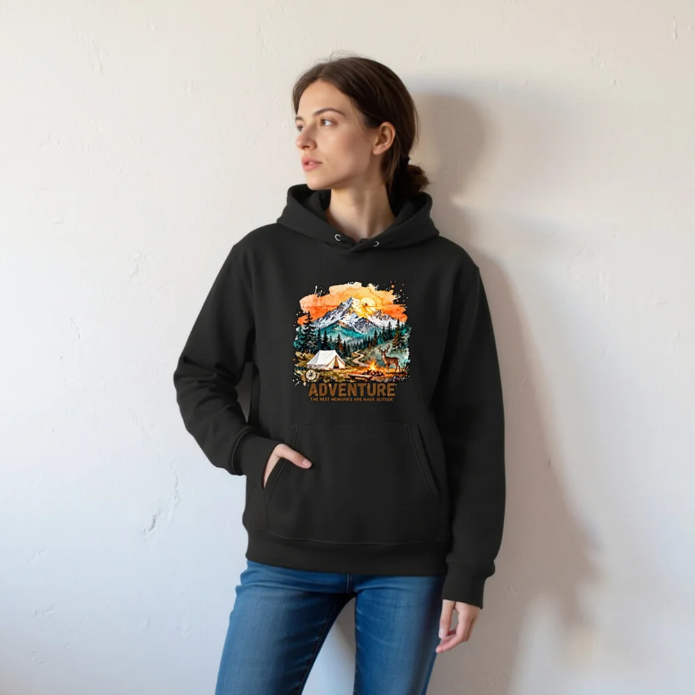 Adventure Hoodie for Men & Women – Eco-Friendly Unisex Pullover - Image 6