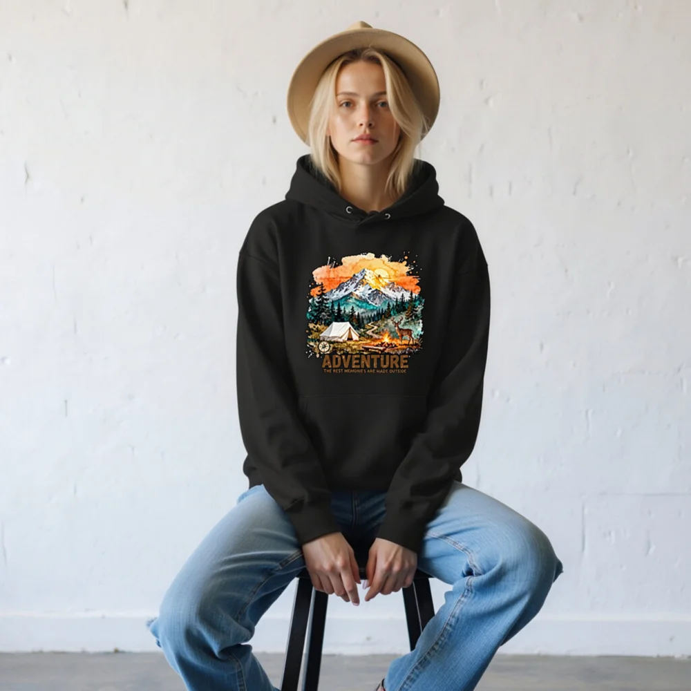 Adventure Hoodie for Men & Women – Eco-Friendly Unisex Pullover - Image 9