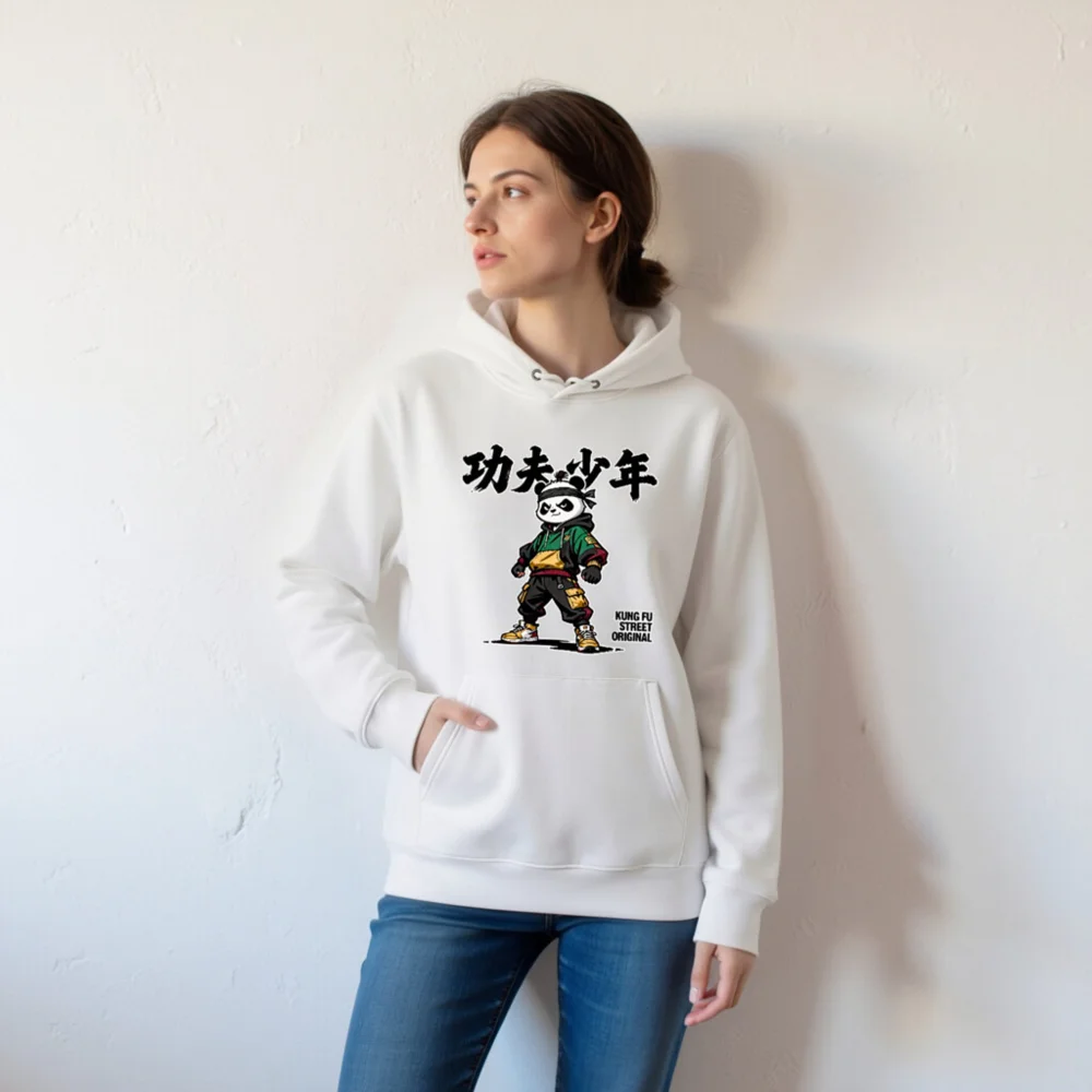 Kung Fu Panda Hoodie – Unisex Eco-Friendly Streetwear - Image 6