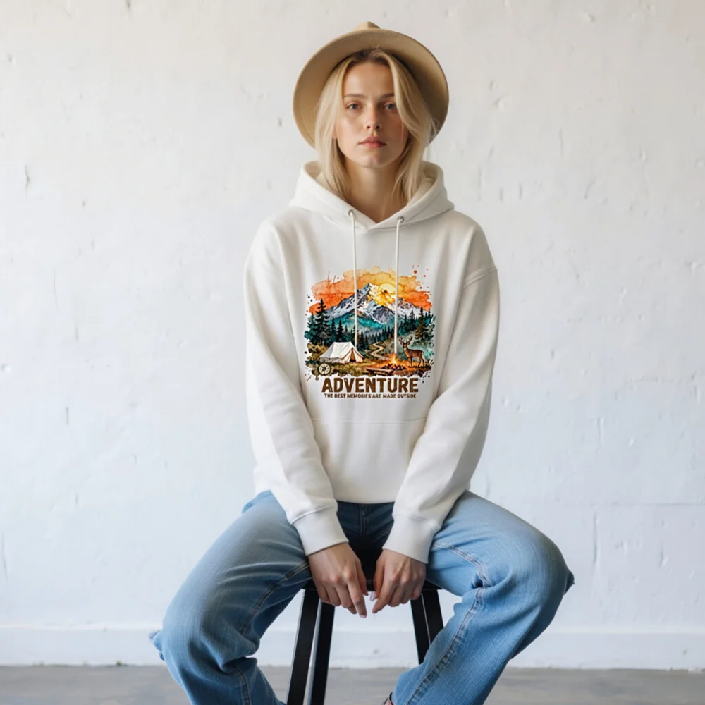 Adventure Hoodie for Men & Women – Eco-Friendly Unisex Pullover - Image 8