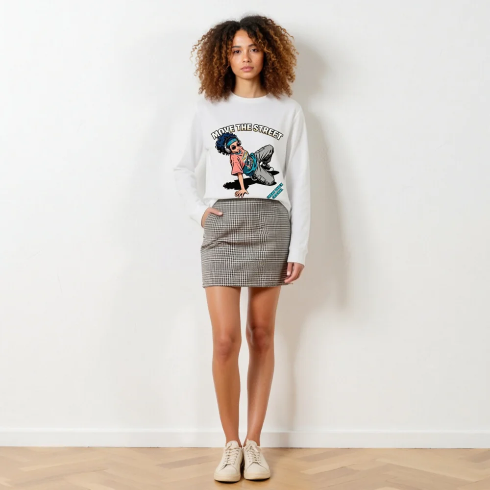 Move the Street Unisex Long Sleeve Tee - Urban Dance Graphic Shirt - Image 6