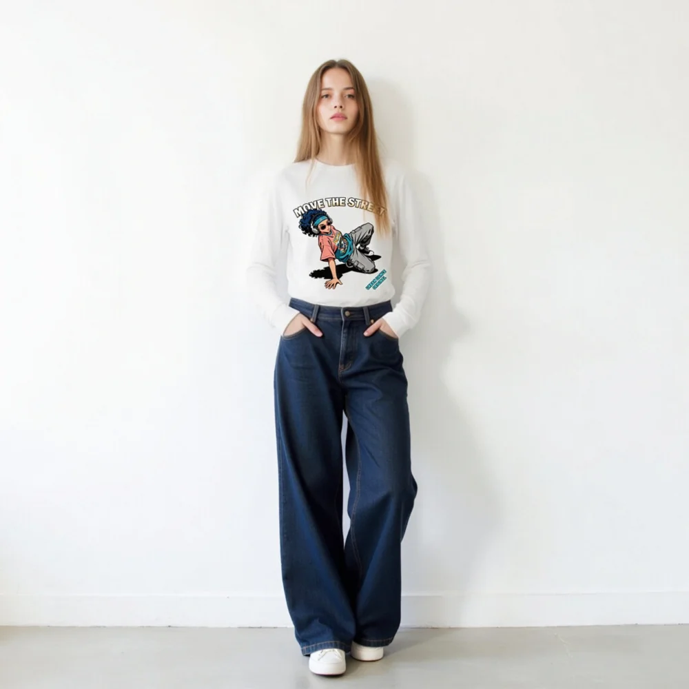 Move the Street Unisex Long Sleeve Tee - Urban Dance Graphic Shirt - Image 11