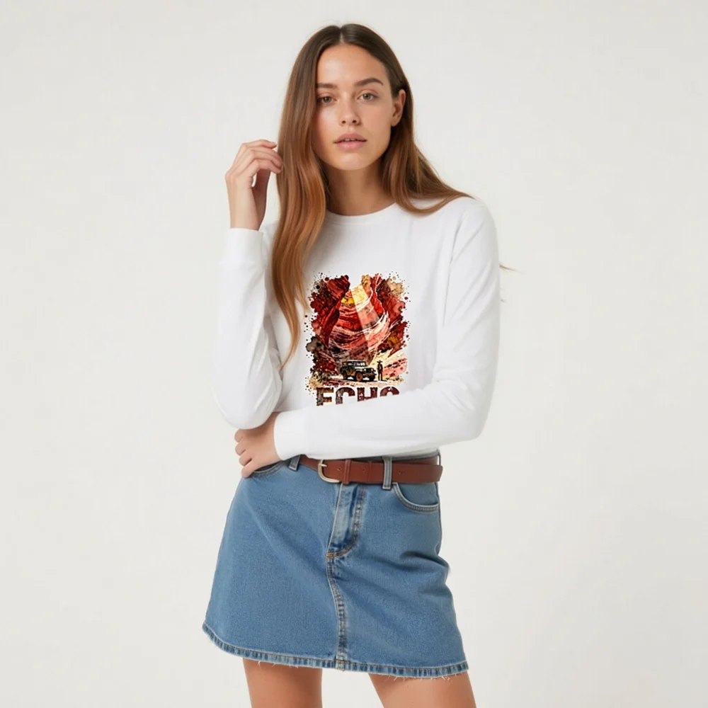 Echo Time Carved in Stone Unisex Long Sleeve T-Shirt - Image 9