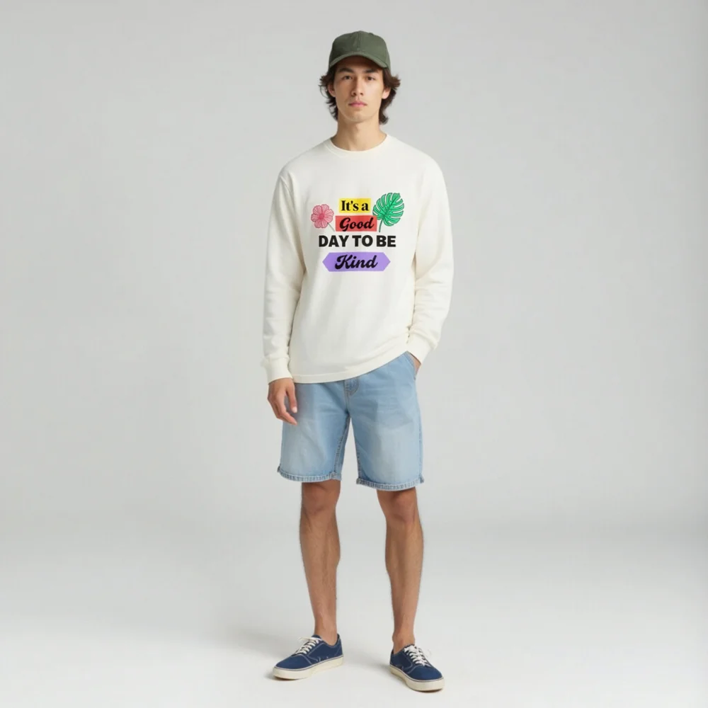 Kindness Long Sleeve Tee – Unisex Comfort Fit T-Shirt with Positive Message - Image 3