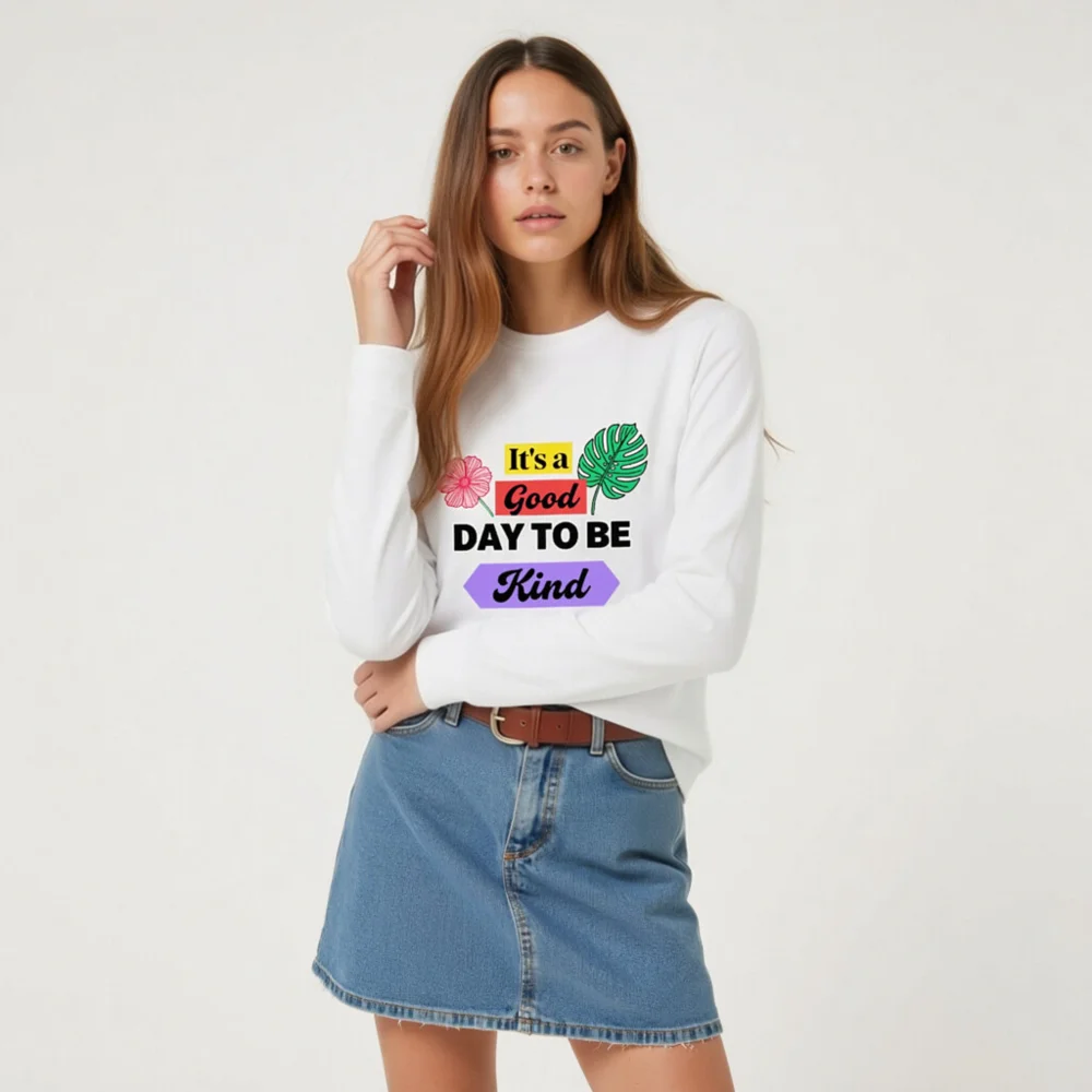 Kindness Long Sleeve Tee – Unisex Comfort Fit T-Shirt with Positive Message - Image 9