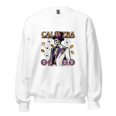 Calavera Skeleton Graphic Sweatshirt – Unisex Crew Neck