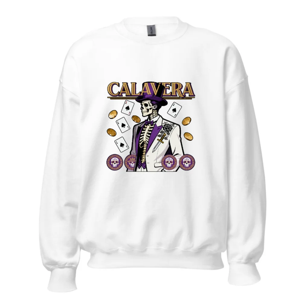 Calavera Skeleton Graphic Sweatshirt – Unisex Crew Neck