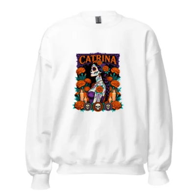 Catrina Day of the Dead Sweatshirt - Unisex Crew Neck