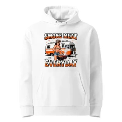 Smoke Meat Everyday Hoodie - Unisex Eco-Friendly Graphic Pullover