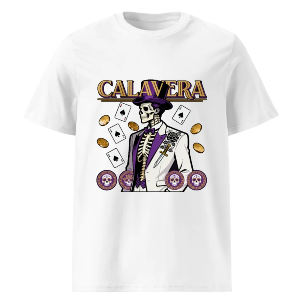 Calavera Skeleton T-Shirt – Unisex Organic Cotton Graphic Tee