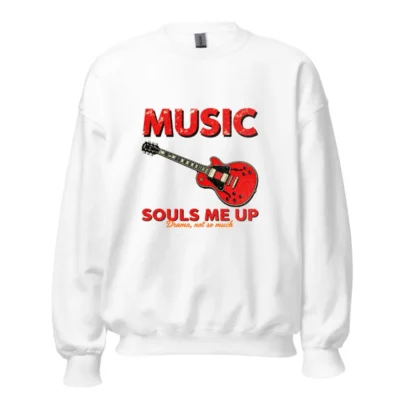 Music Souls Me Up Sweatshirt – Unisex Crew Neck Graphic Pullover