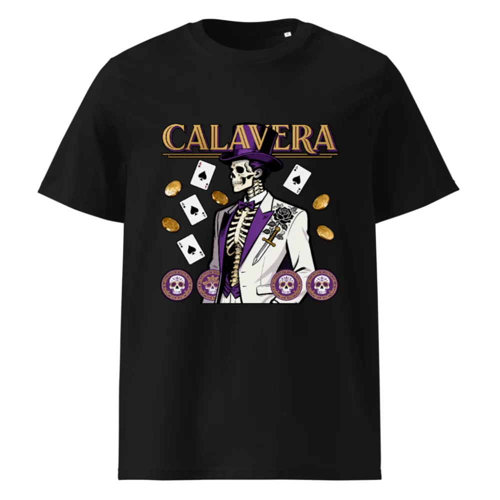 Calavera Skeleton T-Shirt – Unisex Organic Cotton Graphic Tee